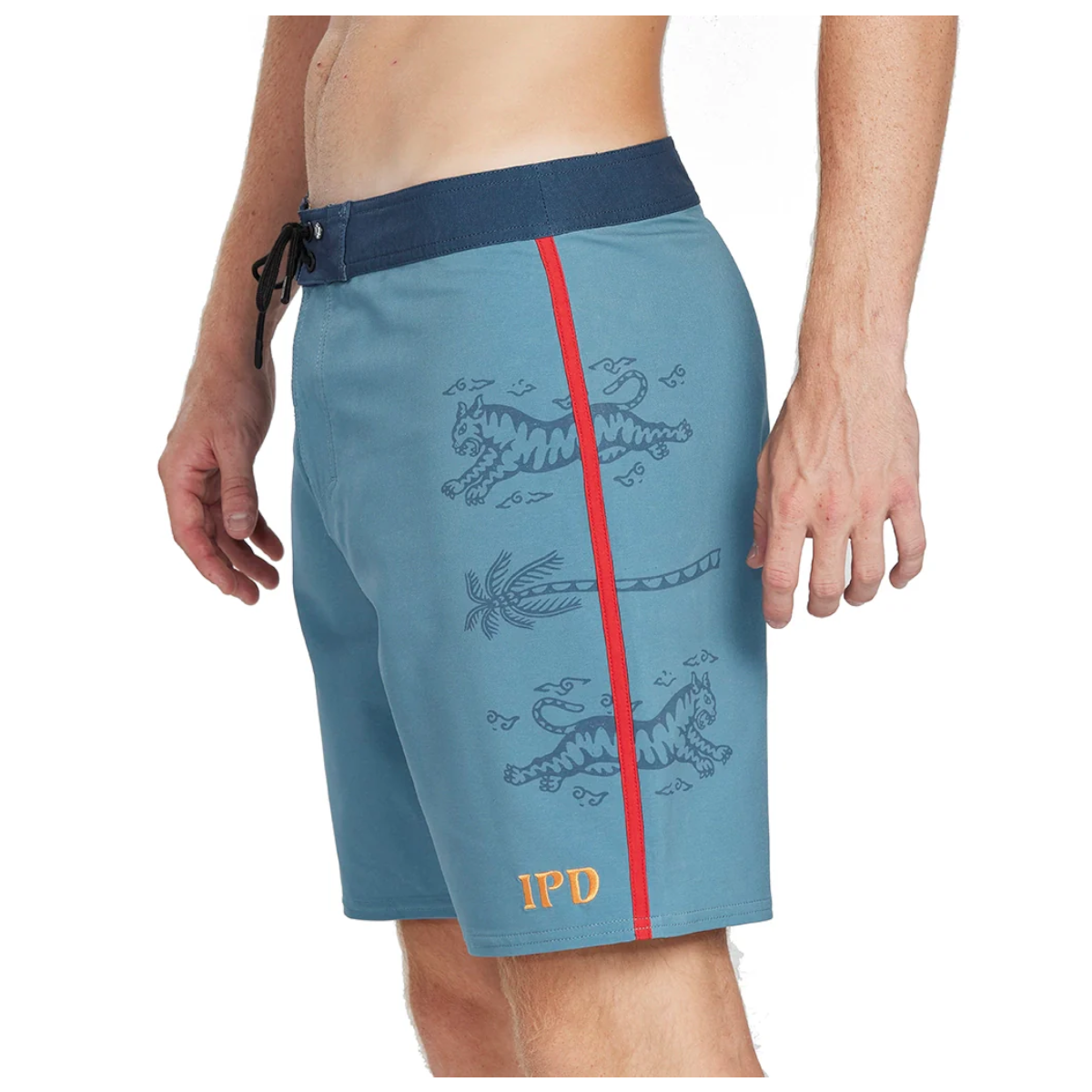 TRAJE DE BAÑO MEN IPD GOOD LUCK 18' 1 FIT MOODY BLUE - 2
