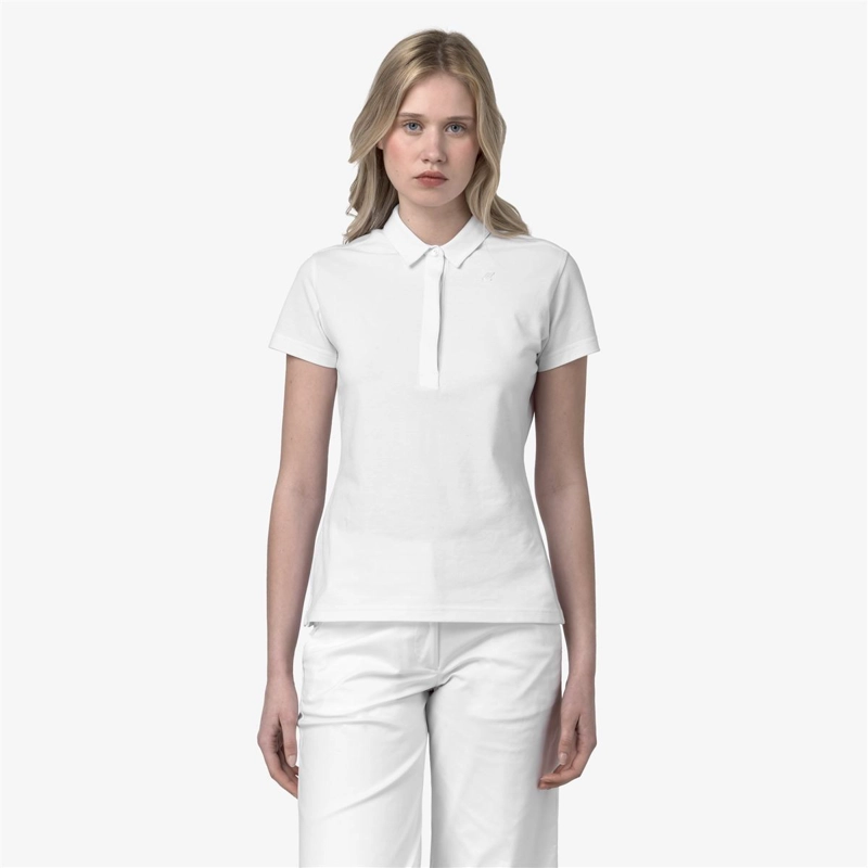 POLERA K-WAY WOMEN AMEDEA PIQUE WHITE - 2