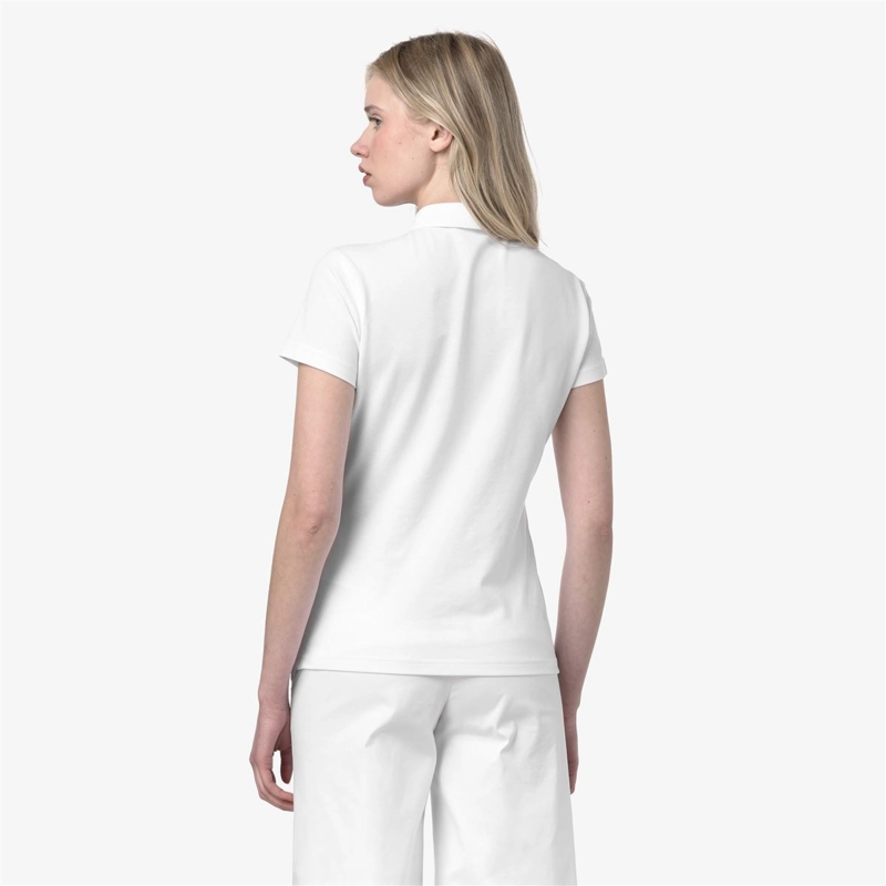 POLERA K-WAY WOMEN AMEDEA PIQUE WHITE - 4
