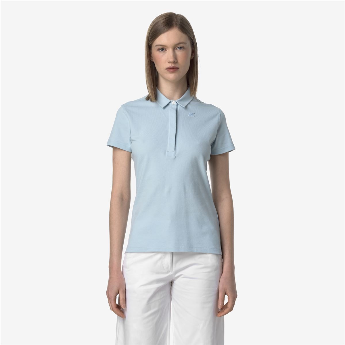 POLERA K-WAY WOMEN AMEDEA PIQUE BLUE BABY - 2