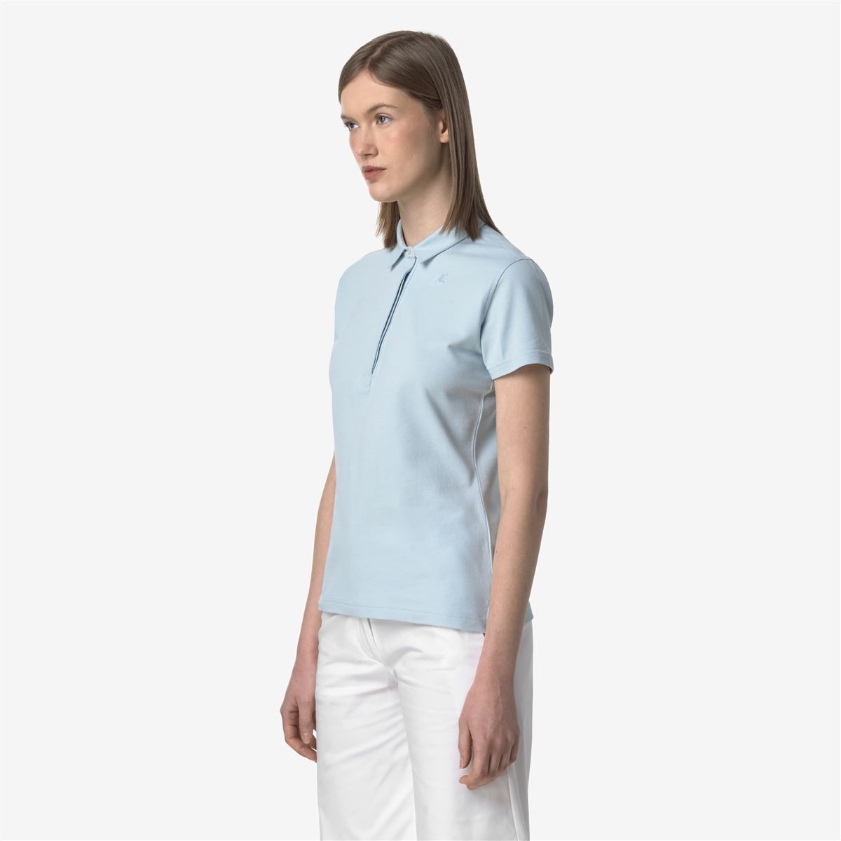 POLERA K-WAY WOMEN AMEDEA PIQUE BLUE BABY - 3