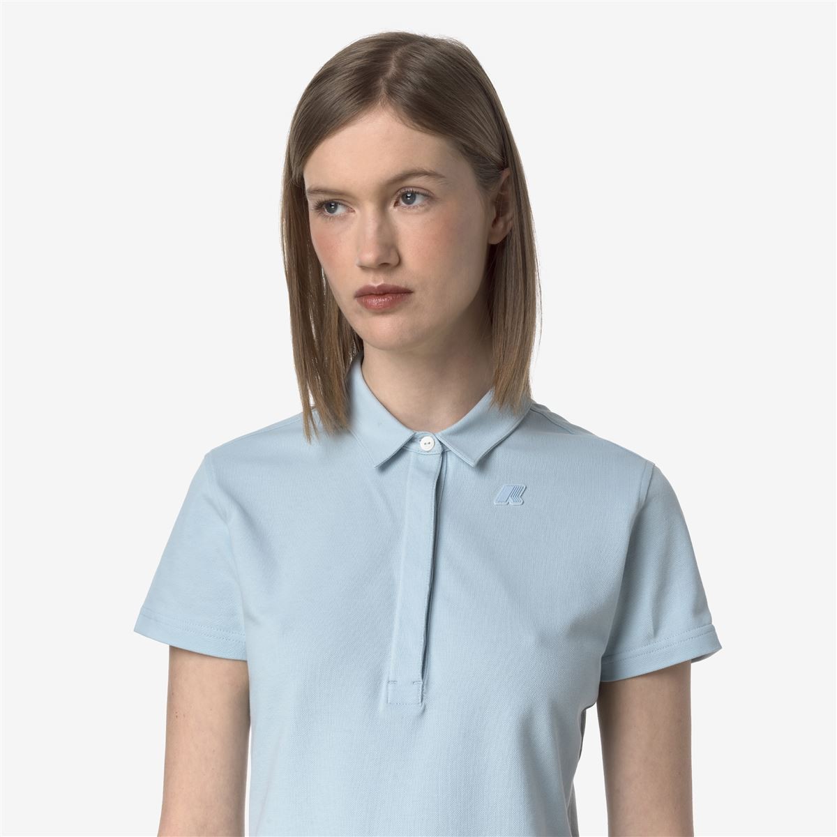 POLERA K-WAY WOMEN AMEDEA PIQUE BLUE BABY - 5