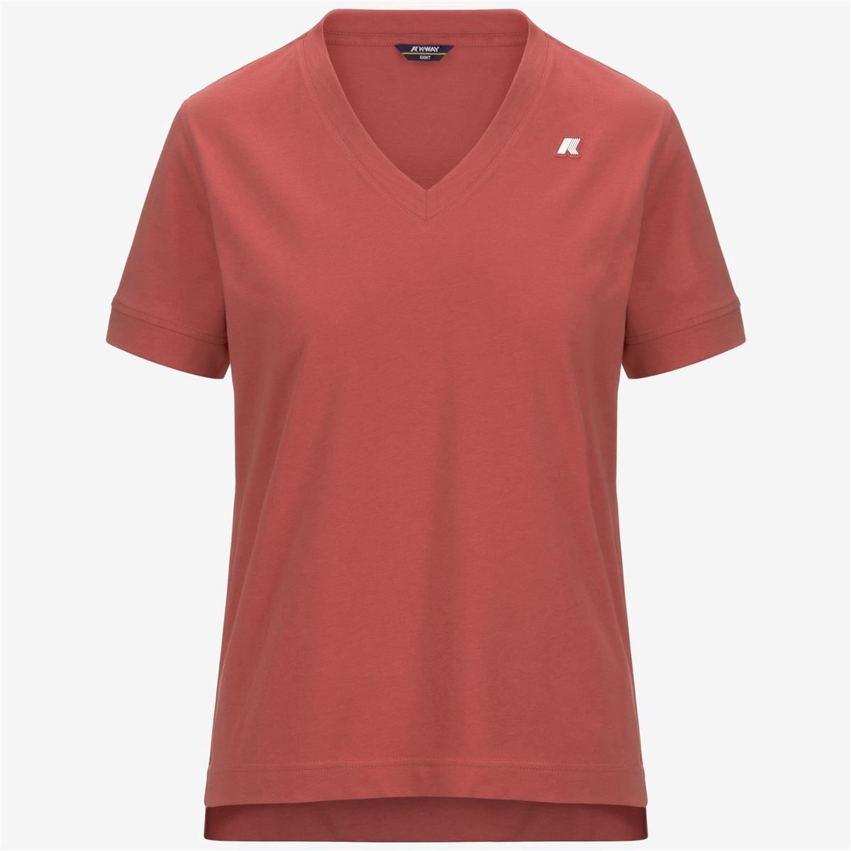 POLERA K-WAY WOMEN LEDA RED JASPER - 1