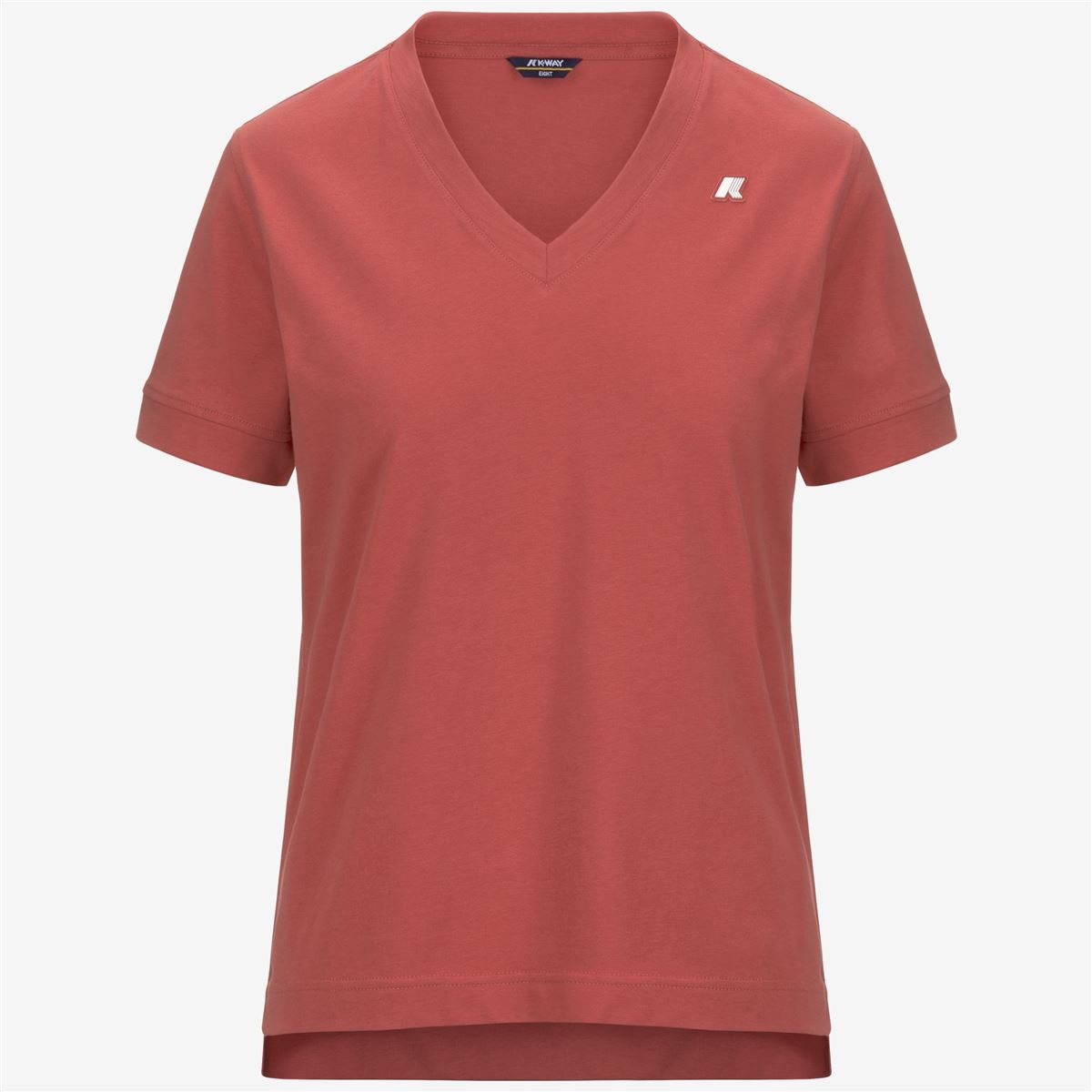 POLERA K-WAY WOMEN LEDA RED JASPER - 1