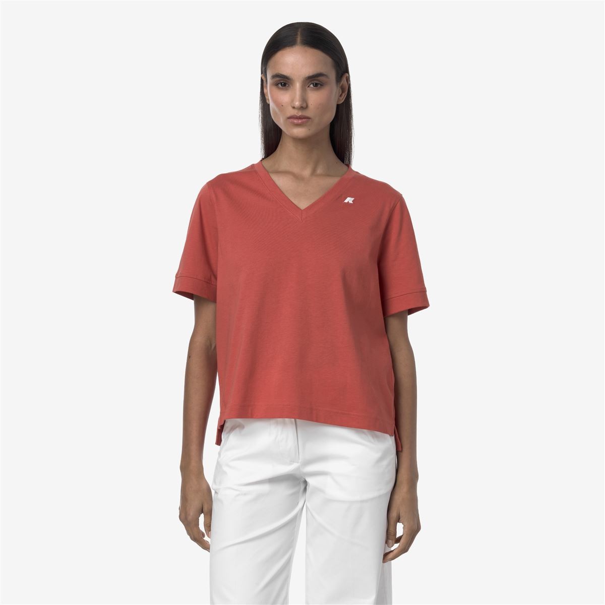 POLERA K-WAY WOMEN LEDA RED JASPER - 2