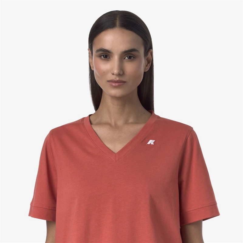 POLERA K-WAY WOMEN LEDA RED JASPER - 5