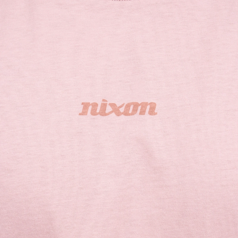 POLERA NIXON MEN TINY LOGO PINK - 3