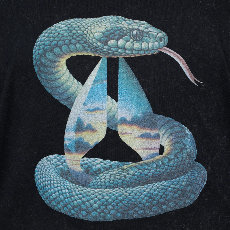 POLERA NIXON MEN BLUE SNAKE BLACK - 3