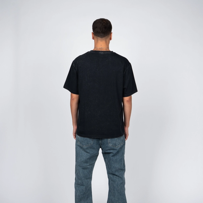 POLERA NIXON MEN POCKET WASHED BLACK - 2