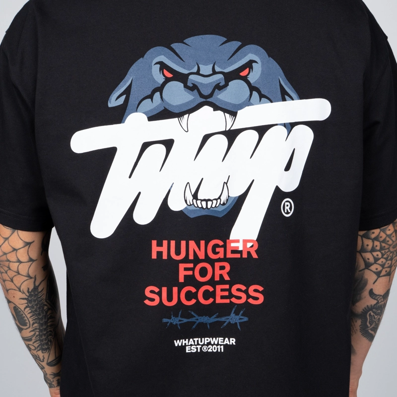 POLERA WHATUP HUNGER FOR SUCCESS BLACK - 3