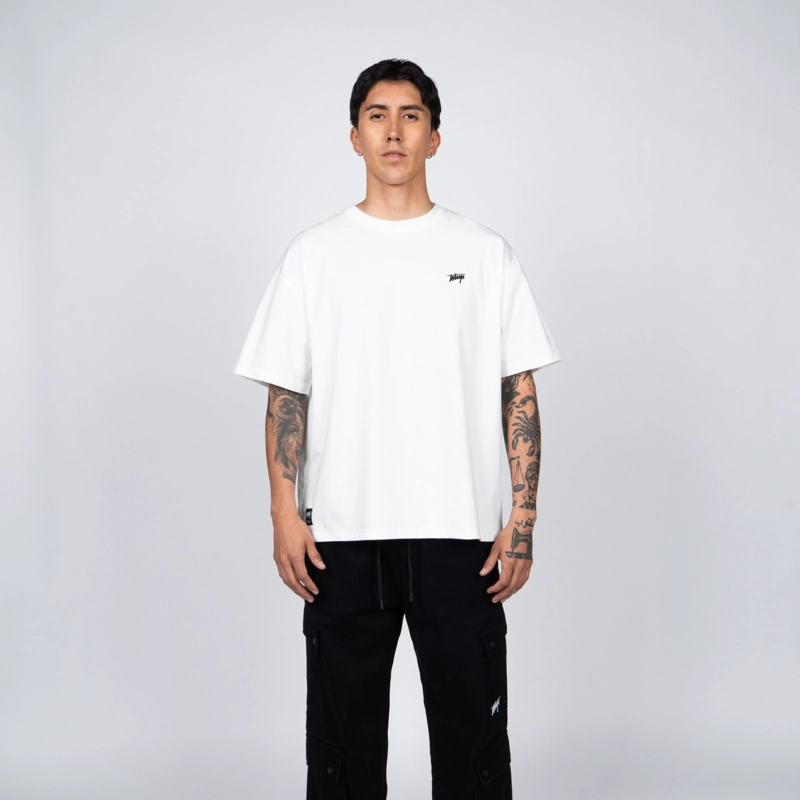 POLERA WHATUP CLASSIC TINY ICON WHITE BLACK - 1
