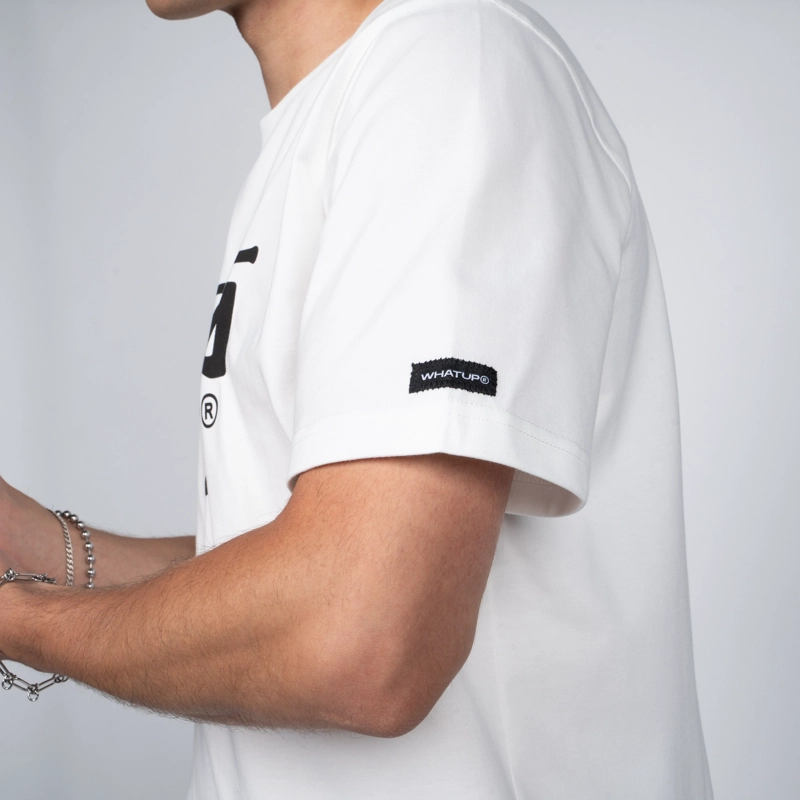 POLERA WHATUP CLASSIC ICON WHITE BLACK - 3