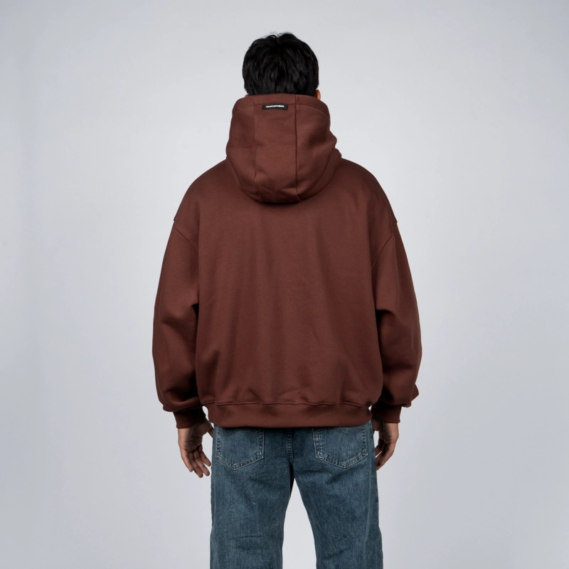 POLERON WHATUP FLAME LOGO BROWN - 2