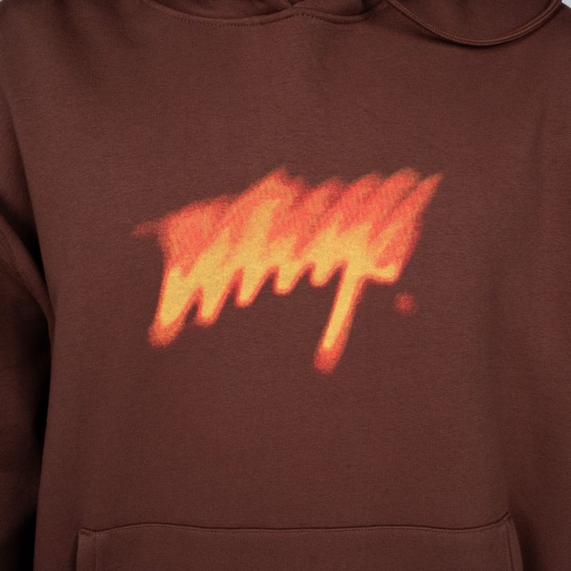 POLERON WHATUP FLAME LOGO BROWN - 3