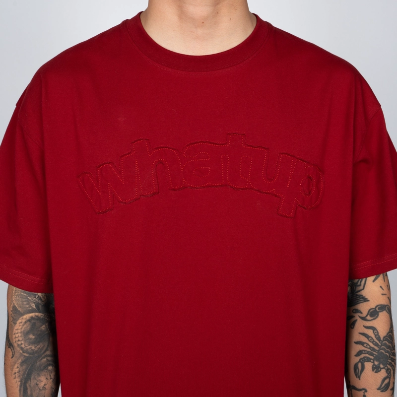 POLERA WHATUP FABRIC LOGO RED - 3
