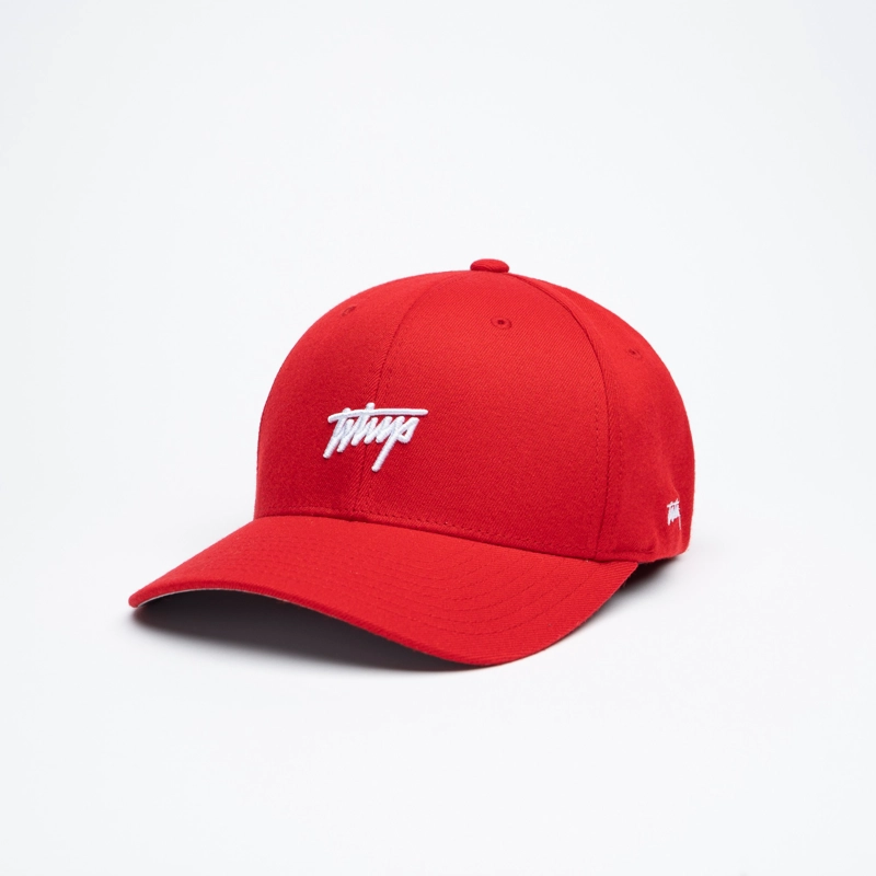 JOCKEY WHATUP TINY LOGO RED WHITE FITTED - 1