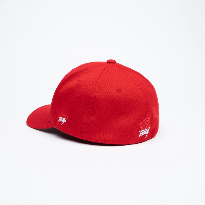 JOCKEY WHATUP TINY LOGO RED WHITE FITTED - 3