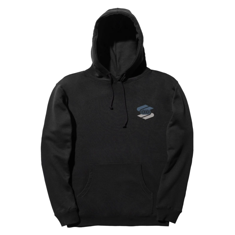 POLERON HOODIE WORLDWIDE BLACK - 1