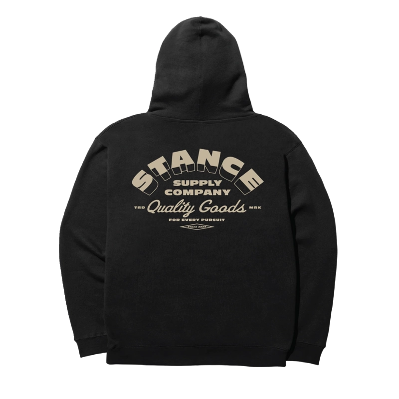 POLERON HOODIE OUTFITTERS BLACK - 2