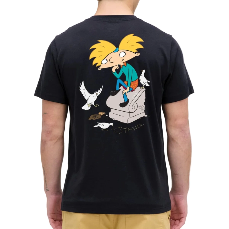 POLERA STANCE HEY ARNOLD STOOP BLACK - 2