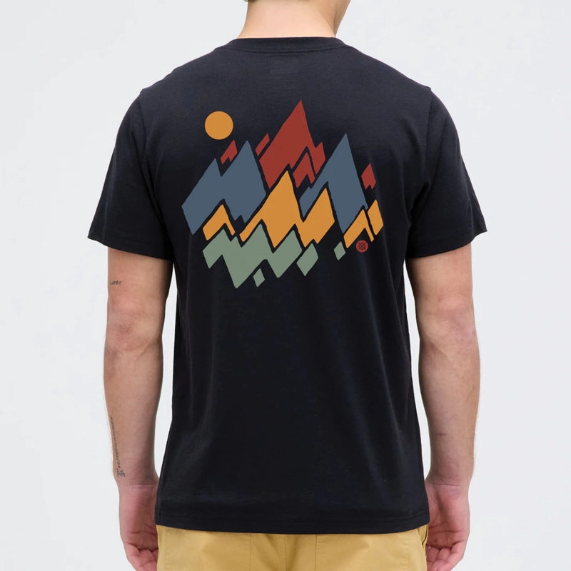 POLERA STANCE MOUNTAIN BLACK - 2