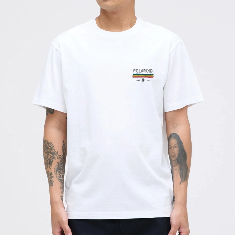 POLERA STANCE POLAROID CARTRIDGE WHITE - 1