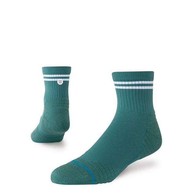 STANCE SOCKS LINED UP MID QUARTER TEAL - 1