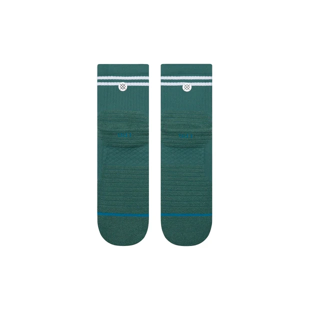 STANCE SOCKS LINED UP MID QUARTER TEAL - 3