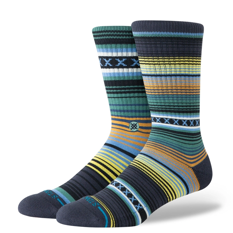 STANCE SOCKS CURREN CREW DEEP TEAL - 1