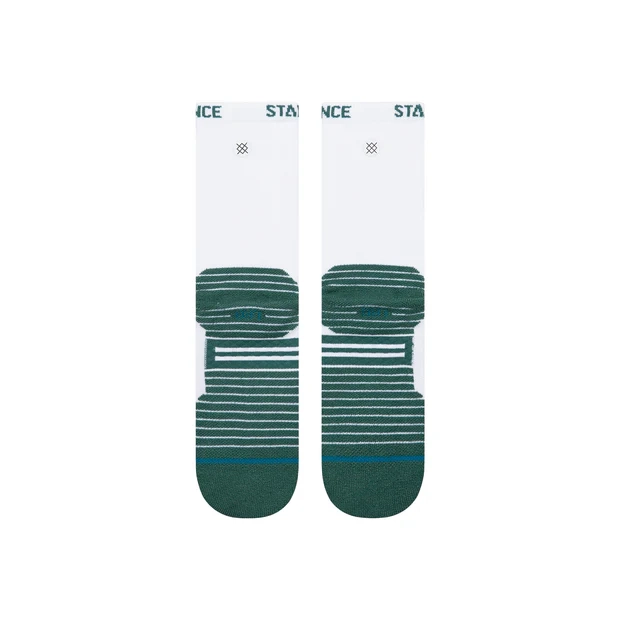 STANCE SOCKS FAIRWAY RIBBED CREW WHITE - 3