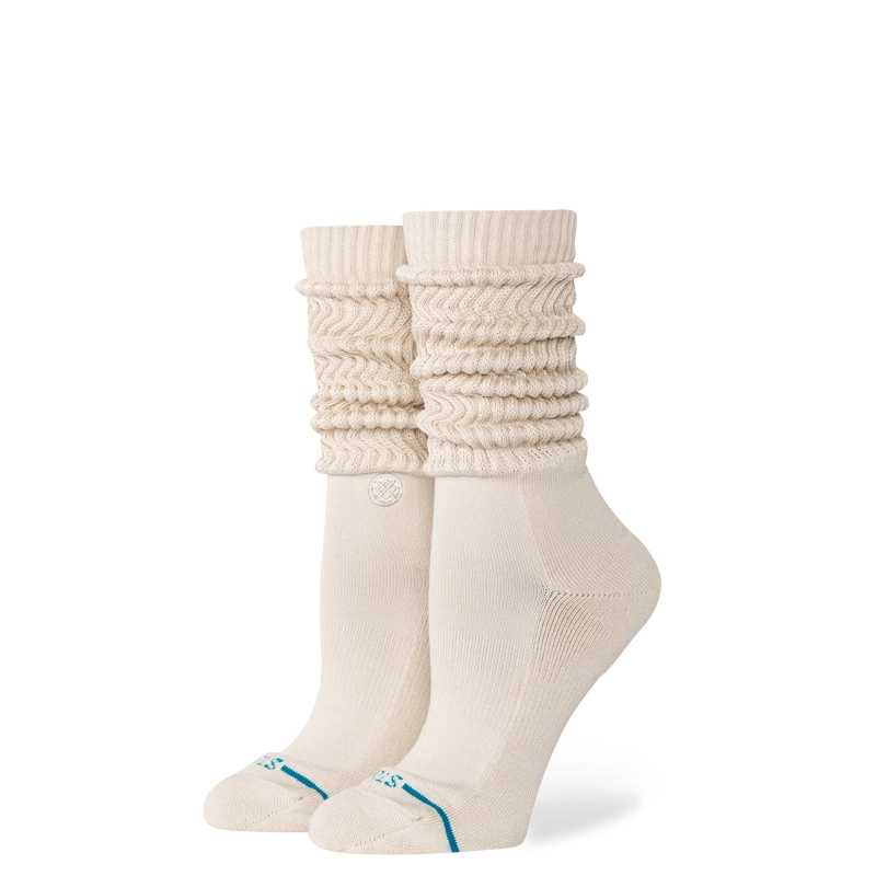 STANCE SOCKS WOMEN ICON SLOUCH CREW OATMEAL - 1