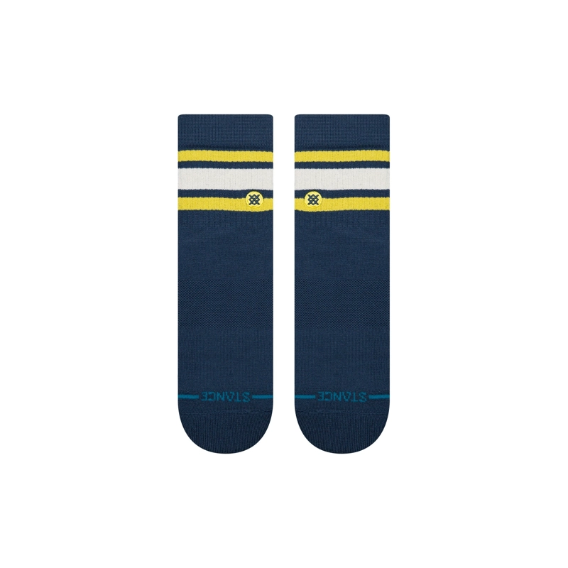 STANCE SOCKS ICON DEEP TEAL YELLOW WHITE - 2