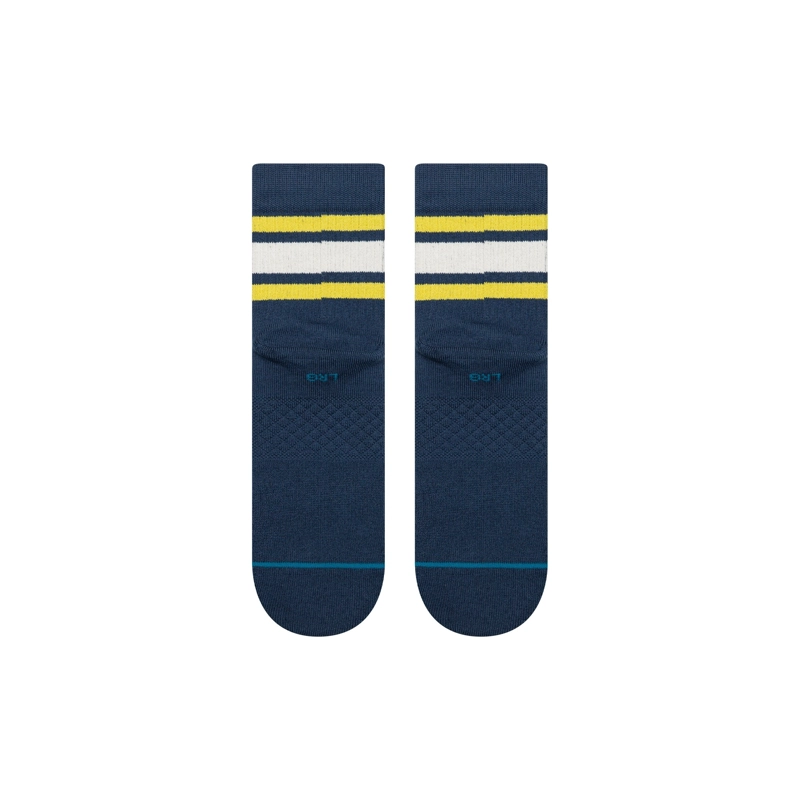 STANCE SOCKS ICON DEEP TEAL YELLOW WHITE - 3