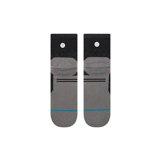 STANCE SOCKS POWDER SPLIT LIGHT QUARTER BLACK - 3