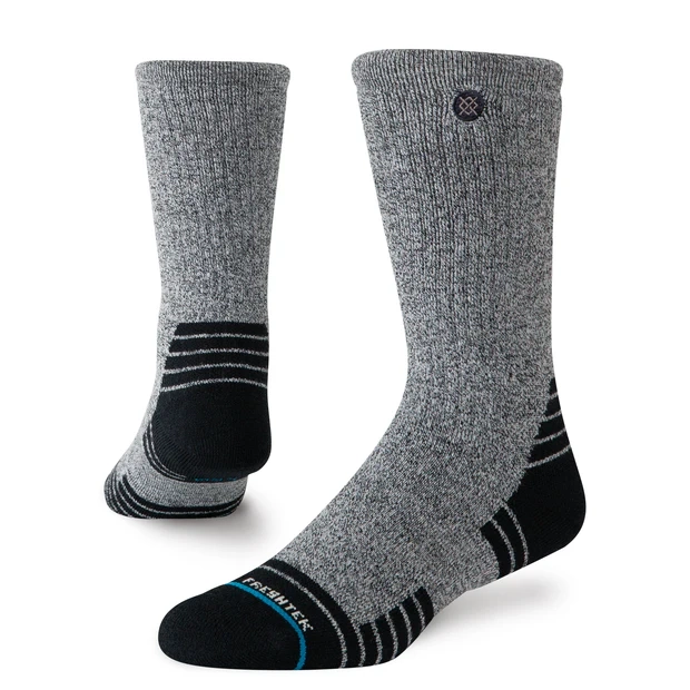 STANCE SOCKS BLEND IN HIKE CREW BLACK - 1