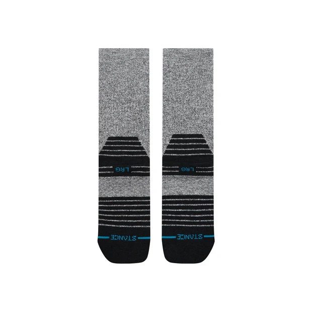 STANCE SOCKS BLEND IN HIKE CREW BLACK - 3