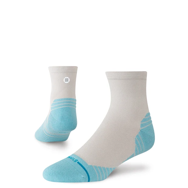 STANCE SOCKS TWO TONE LIGHT QUARTER LIGHT BLUE - 1