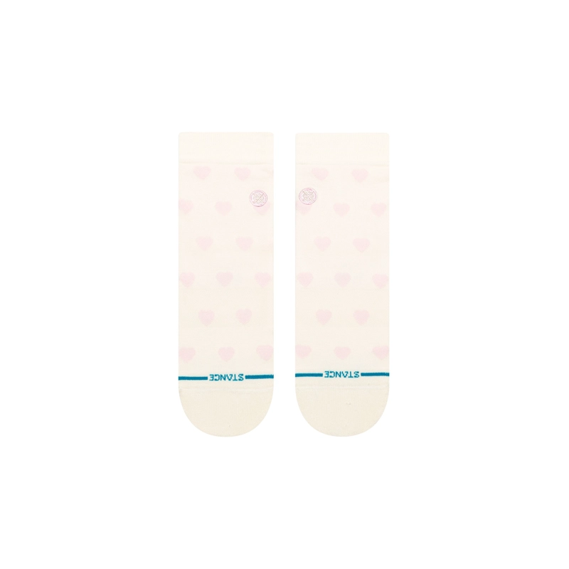 STANCE SOCKS WOMEN HEARTS LOWRIDER IVORY - 2