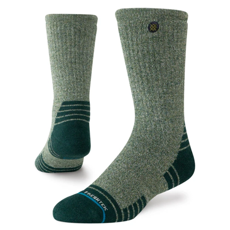 STANCE SOCKS BLEND IN HIKE CREW PINE - 1