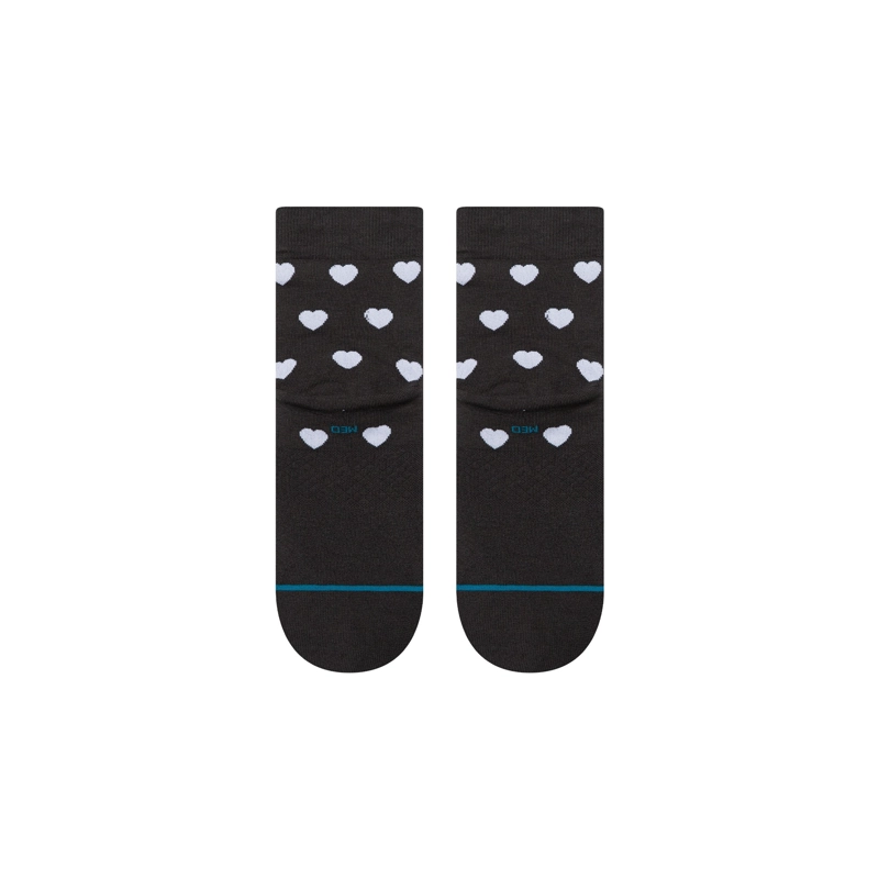 STANCE SOCKS WOMEN HEARTS LOWRIDER CHARCOAL - 3