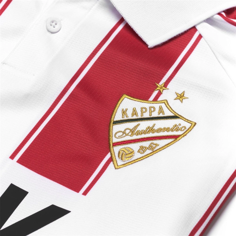 POLERA KAPPA AUTHENTIC ODEN WHITE RED - 4