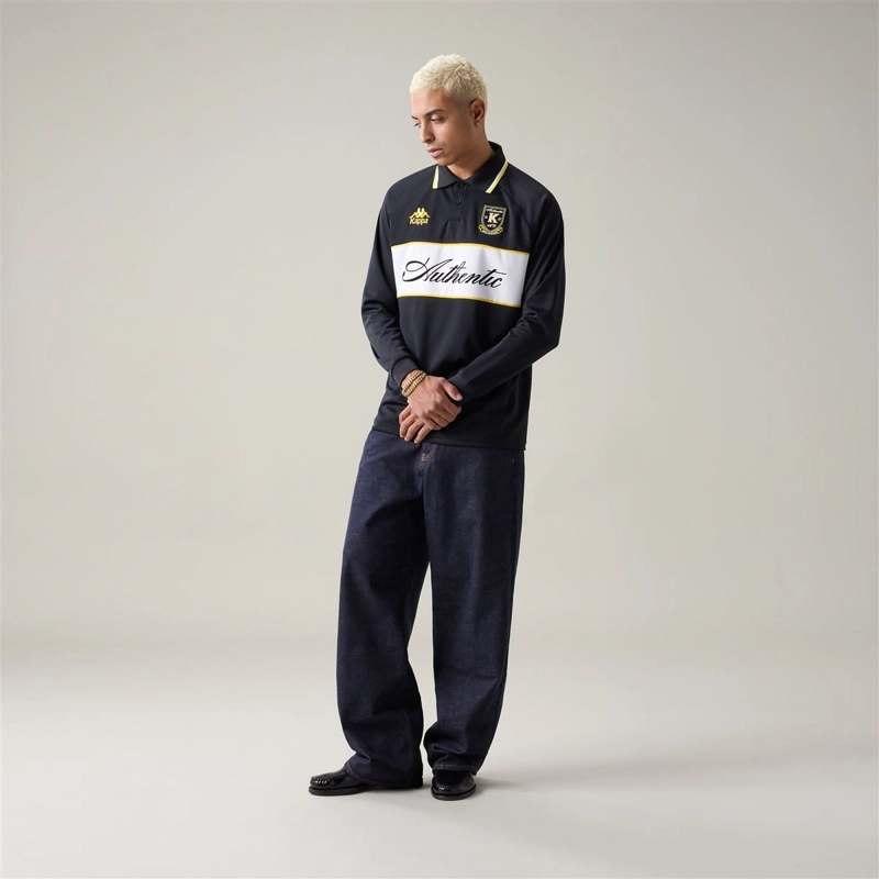 POLERA KAPPA AUTHENTIC ODRAN BLACK YELLOW - 1