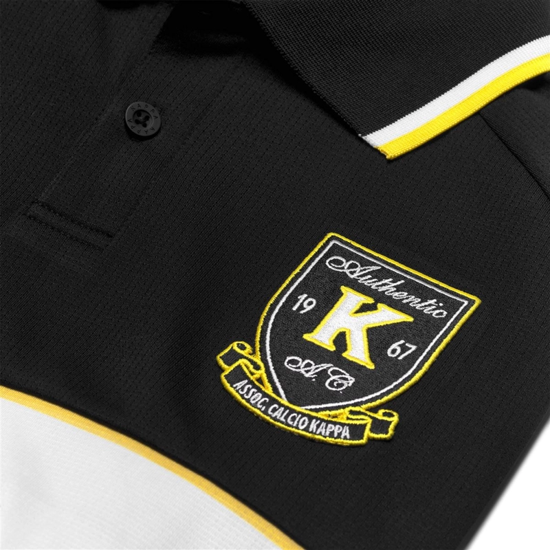 POLERA KAPPA AUTHENTIC ODRAN BLACK YELLOW - 4