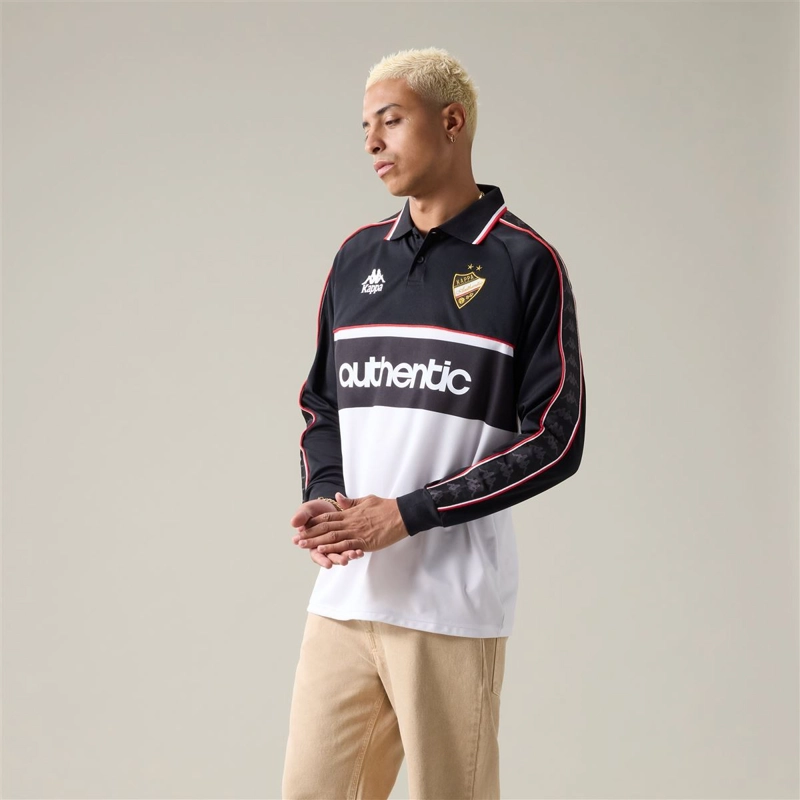 POLERA KAPPA AUTHENTIC 222 BANDA ONIKA BLACK WHITE - 1
