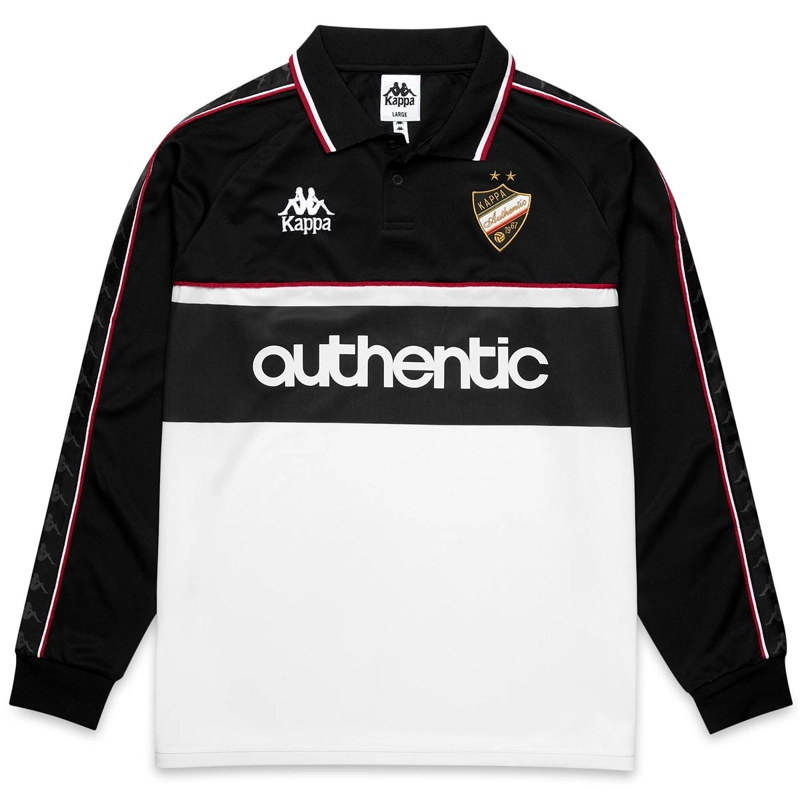 POLERA KAPPA AUTHENTIC 222 BANDA ONIKA BLACK WHITE - 2
