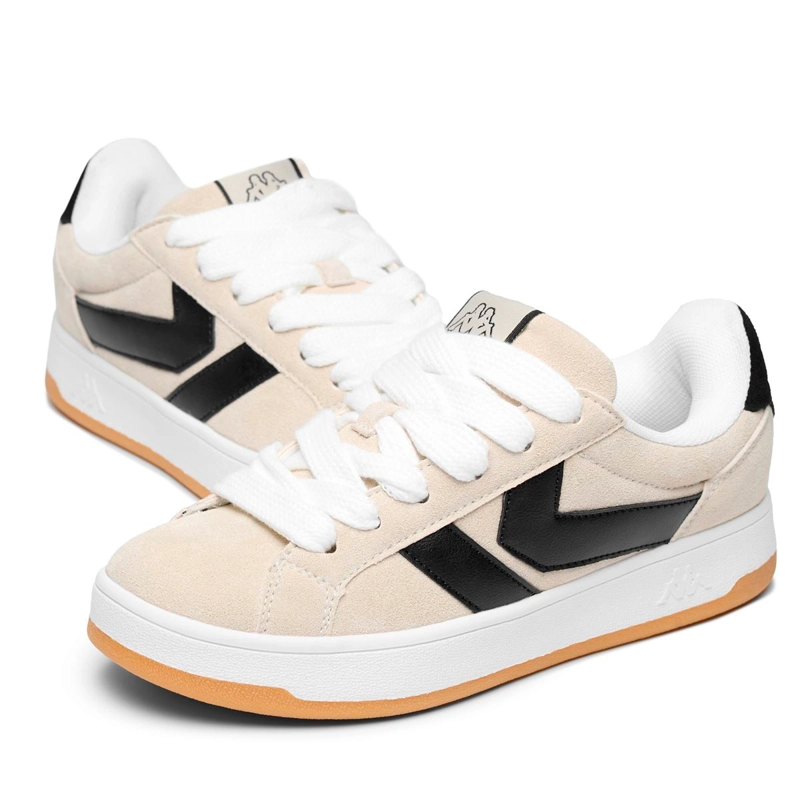 ZAPATILLA LOGO KAPPA MARLON WHITE TOFU BLACK - 2