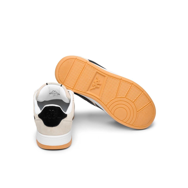 ZAPATILLA LOGO KAPPA MARLON WHITE TOFU BLACK - 3