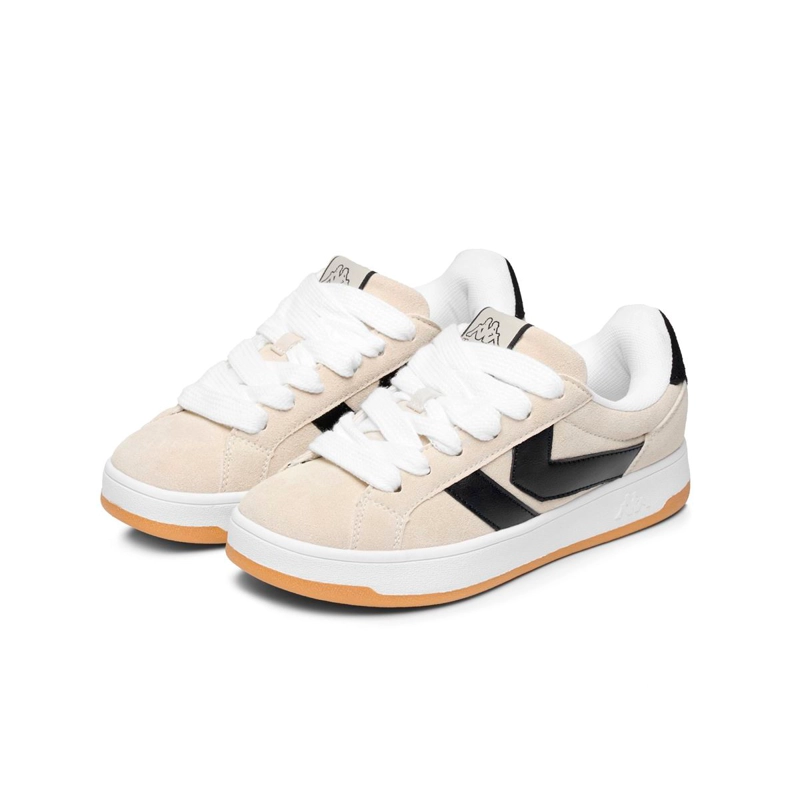 ZAPATILLA LOGO KAPPA MARLON WHITE TOFU BLACK - 4