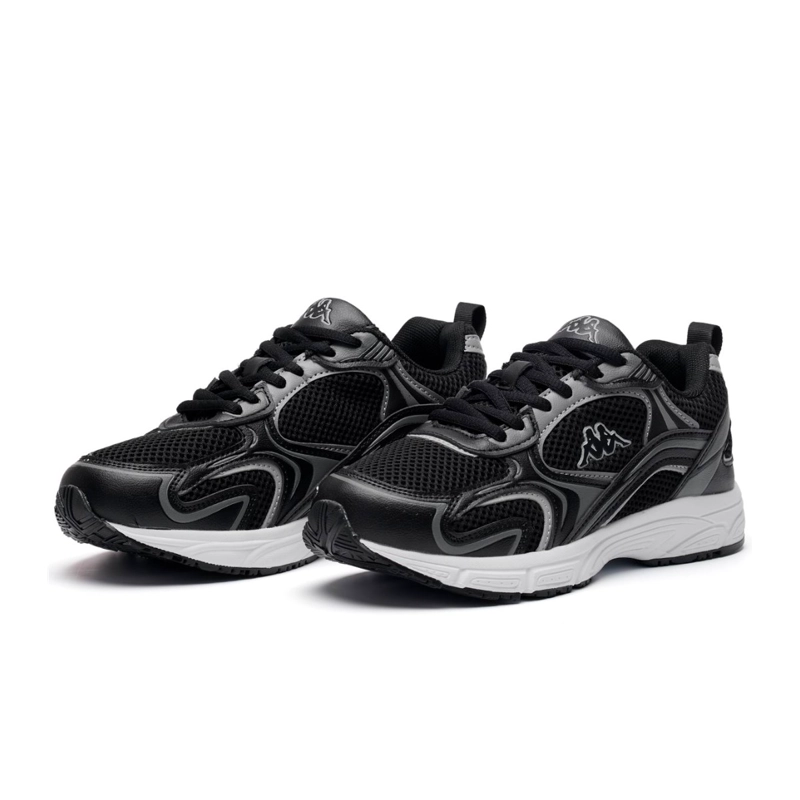 ZAPATILLA LOGO KAPPA MYGIDO BLACK GREY BISE - 2