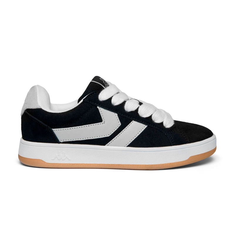 ZAPATILLA LOGO KAPPA MARLON BLACK WHITE - 1